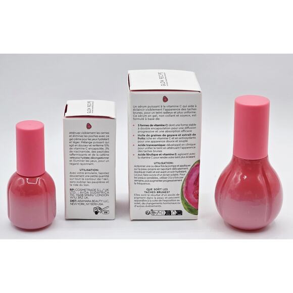 Glow Recipe Guava- Vitamin C Dark Spot Serum 1 oz & Bright Eye Gel Cream 0.5 oz - Picture 3 of 5